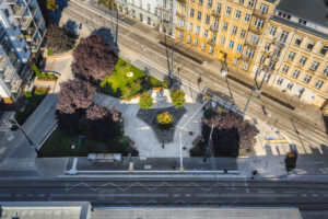 Skwer im. Komitetu Obrony Robotników - Gala Nagrody Architektonicznej Prezydenta Miasta Łodzi 2025.