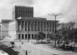 Teatr Wielki w Łodzi, projekt: Józef Korski, Witold Korski, Roman Szymborski, 1949-1967 . Fot. Archiwum rodziny Korskich