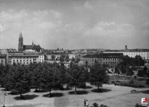 Park Staromiejski i Stary Rynek, 1968-1972. Źródło: Fotopolska.eu
