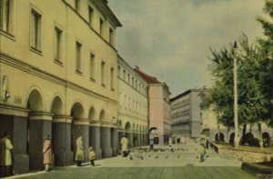 Stary Rynek w Łodzi, 1963-1964 Fot. J. Korpal. Źródło: Fotopolska.eu